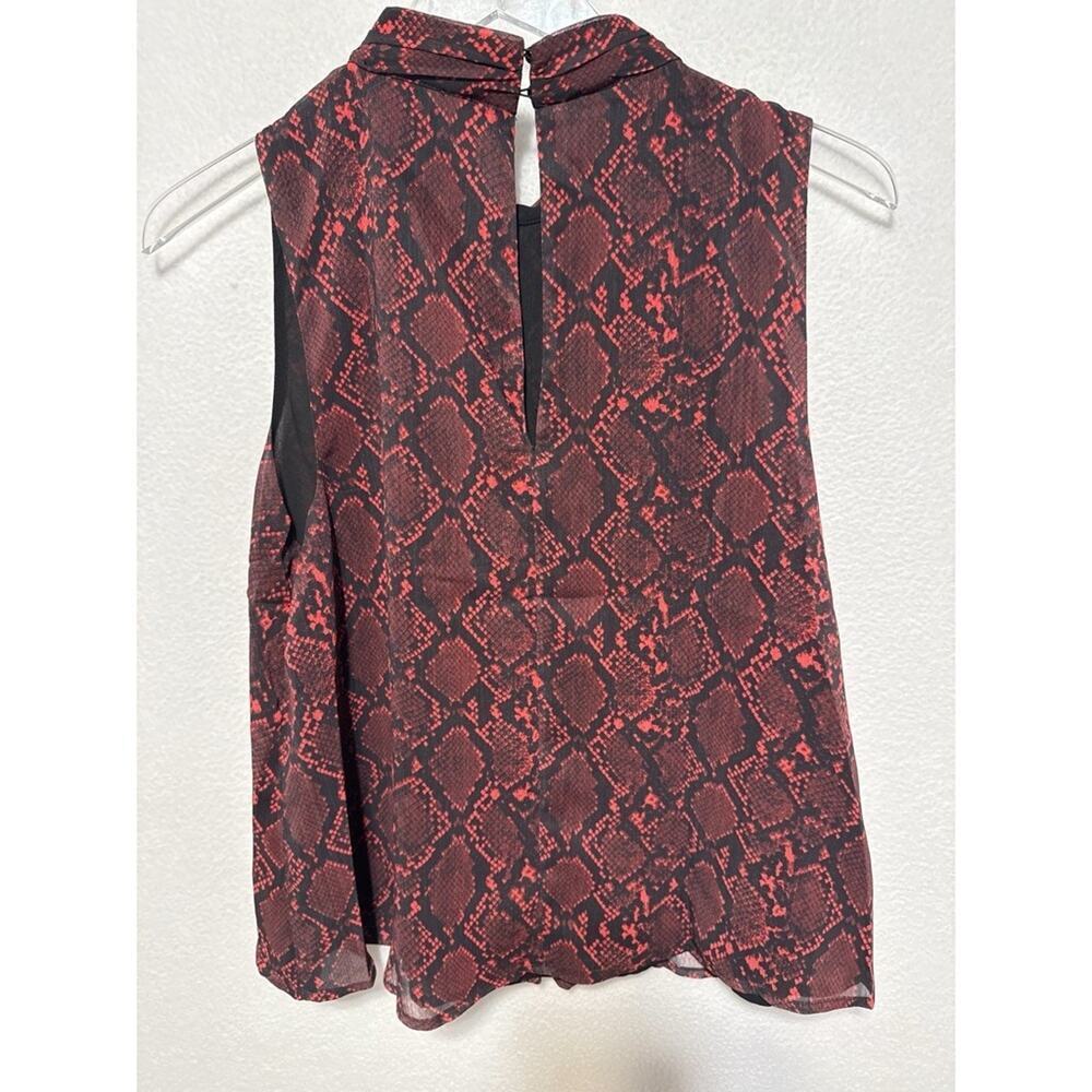 NWT Endless Rose Animal Print Keyhole Back Top Size M - Picture 4 of 5